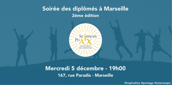 5 décembre : soirée des diplômés à Marseille / deuxième édition 
