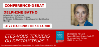 Conférence-débat avec Delphine Batho