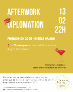 Pot de diplomation – Promotion 2025